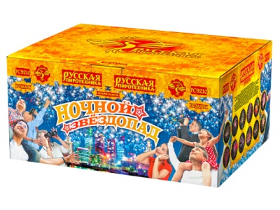 Ночной звездопад Комбинированный Фейерверк купить в Донецке | doneck.salutsklad.ru