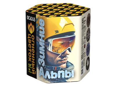 Зимние Альпы Батарея салютов купить в Донецке | doneck.salutsklad.ru