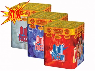 Флаг России Дневной фейерверк купить в Донецке | doneck.salutsklad.ru