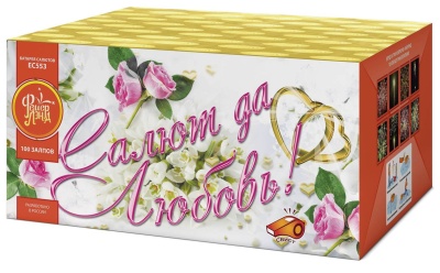 Салют да любовь Батарея салютов купить в Донецке | doneck.salutsklad.ru
