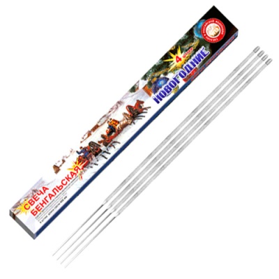 Новогодние 400-4 мм. Бенгальские огни купить в Донецке | doneck.salutsklad.ru