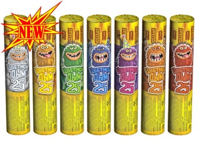 Цветной дым 25 Цветной дым купить в Донецке | doneck.salutsklad.ru