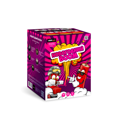 Новогодний BOOM Фейерверк купить в Донецке | doneck.salutsklad.ru